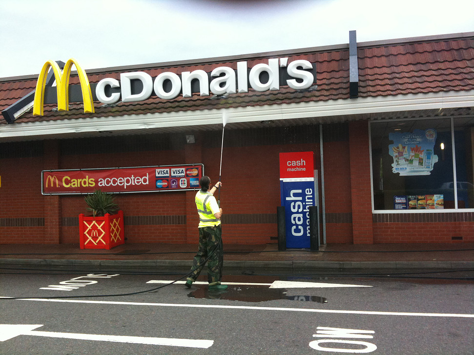 Restaurant Pressure Washing